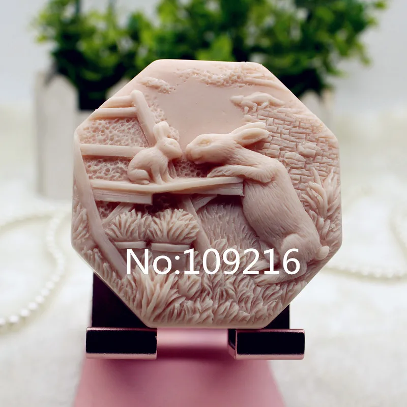Новый продукт! 1 шт. Китайский кролик зодиака (zx344) из пищевого силикона форма для