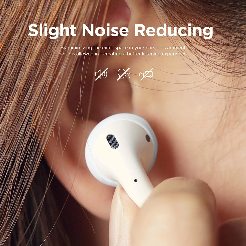 Чехол для наушников EarPods запасной мягкий силиконовый крючок аксессуары Apple AirPods