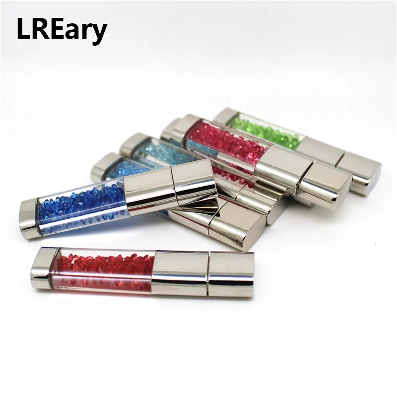 С украшением в виде кристаллов светодиодный светильник ручка гаджет накопитель