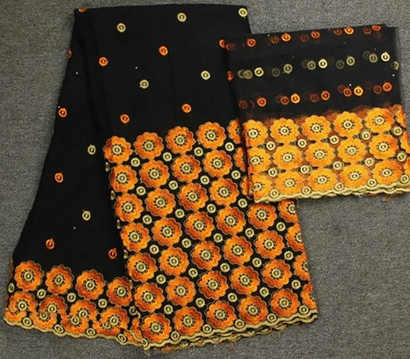 Вышитые Дубай швейцарская вуаль кружева 100% хлопчатобумажная ткань 2018 простой