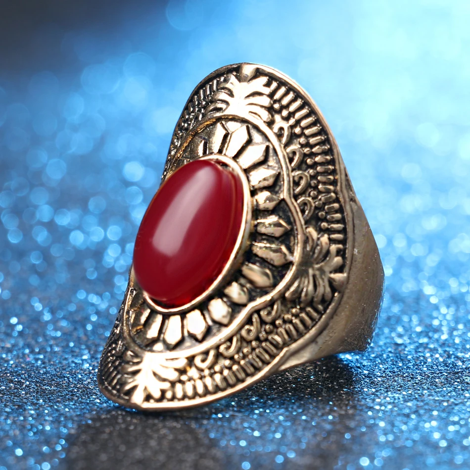 Новинка 2017 модное большое кольцо для женщин винтажное ювелирное изделие