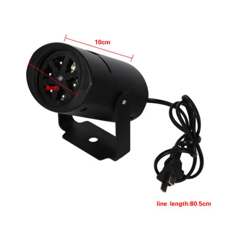 Рождественский уличный лазерный светодиодный светильник в виде снежинок для