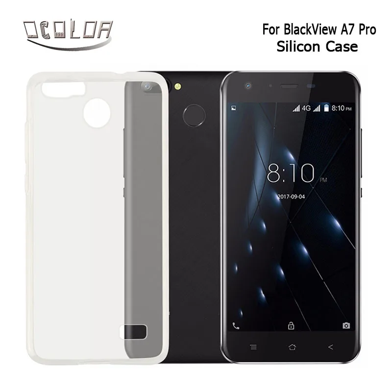 Ocolor для BlackView A7 Pro силиконовый чехол прозрачный противоударный ТПУ мобильного