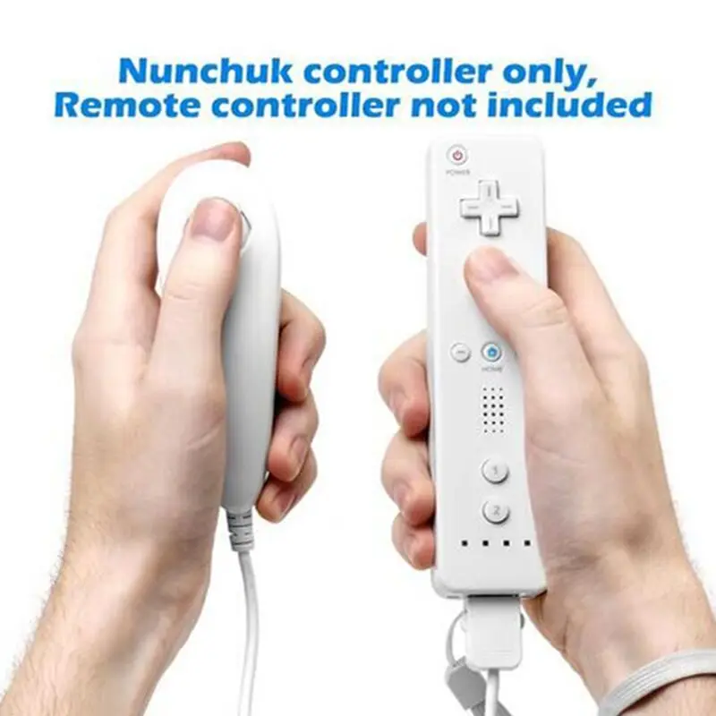 Игровые аксессуары для контроллеров Nunchuck Nintendo Wii/Wii U ( 2 упаковки) Замена видеоигр