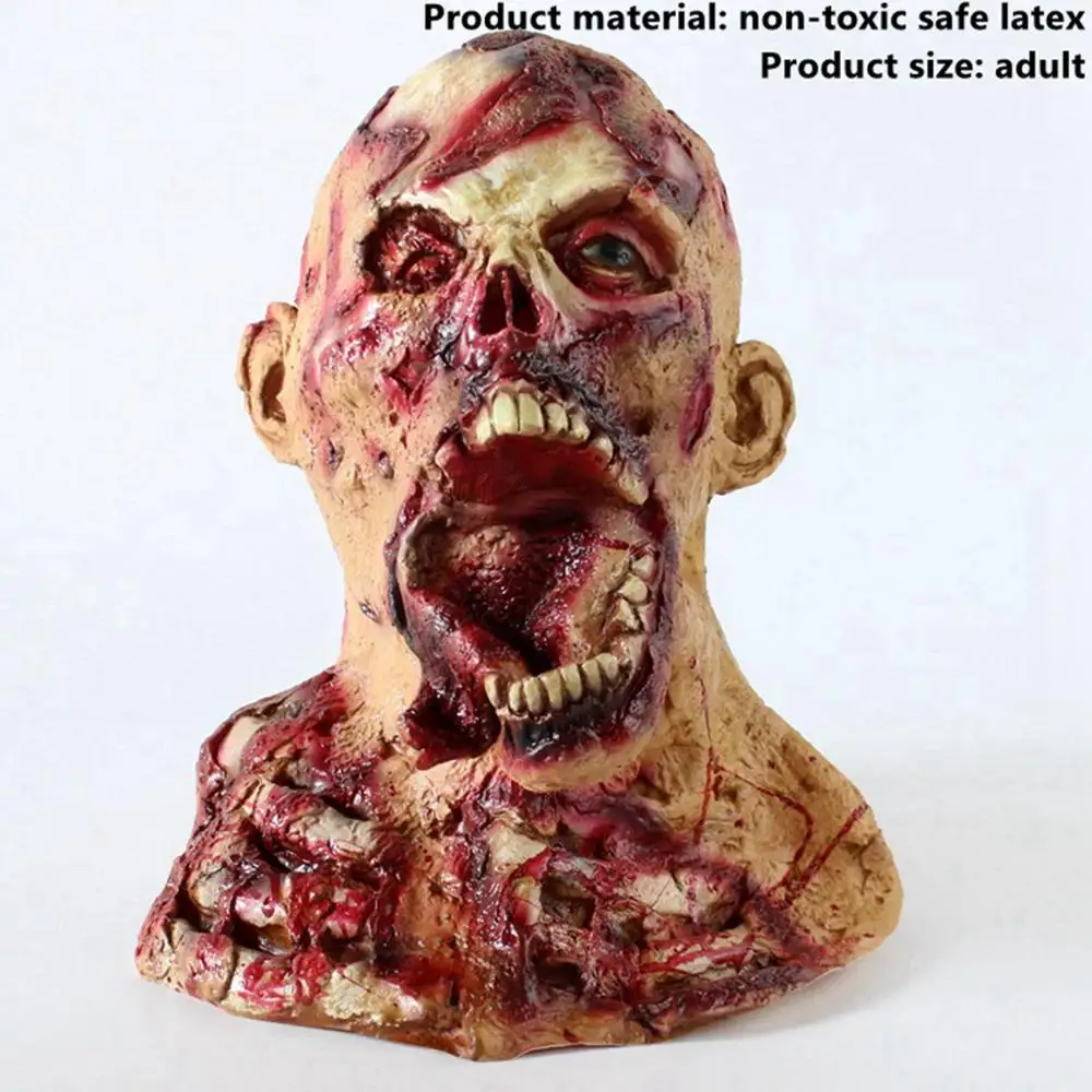 Halloween Mask 5 Taoup 1 шт. страшная маска Аксессуары для Хэллоуина реквизит тушь на Хэллоуин вечерние украшения для дома латексная маска призрак лицо монашка зомби - Цвет: Halloween Mask 5