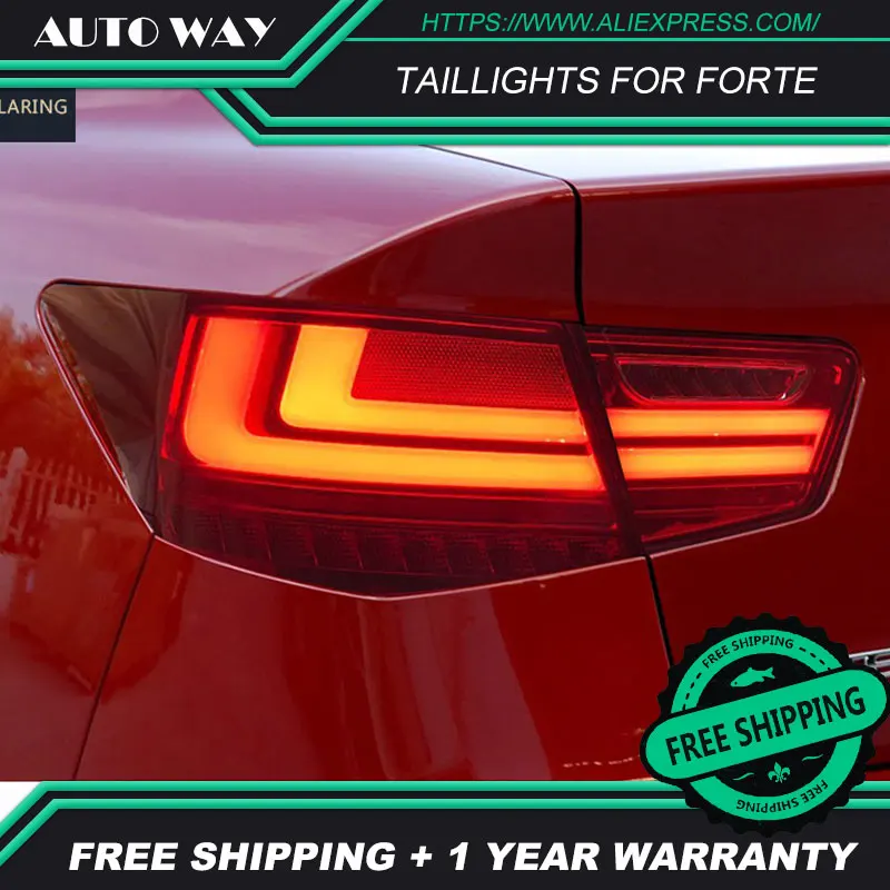Автомобильный Стайлинг задний фонарь чехол для Kia Forte задние фары 2014 2018