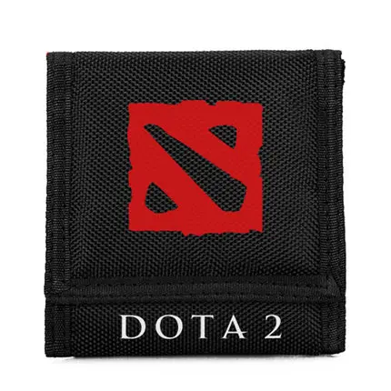 Игра Dota 2 TI7 Guardian Wisp Nevermore SF Invoker Storm печать Мужской короткий кошелек студенческий подарок унисекс кошелек холщовый держатель для карт - Цвет: 2