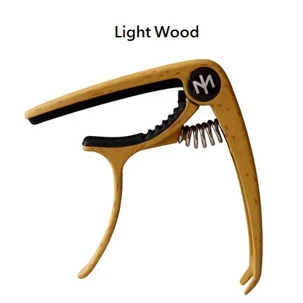 IM Guitar Capo с мостом для удаления штифтов подходит для акустической гитары электрогитары Guita и укулеле - Цвет: Light Wood