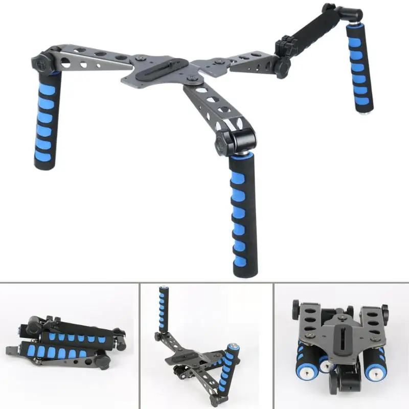 ALLOYSEED ручной Steadicam DSLR камера стабилизатор видео Steadycam видеокамера наплечное крепление подставка держатель для sony Canon Nikon
