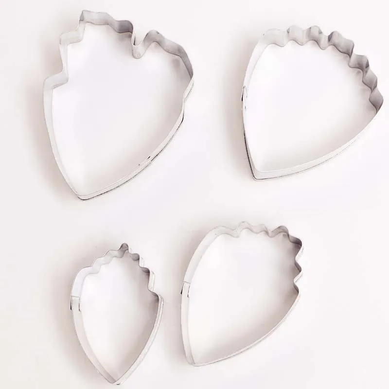 4 предмета/1 комплект принт сердечко пион Fondant (сахарная) кондитерский шприц для