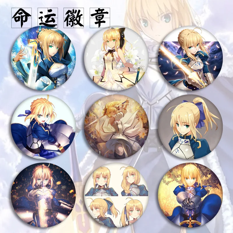 Fate Grand Order значок косплея сабель Брошь булавка Fate/Grand FGO Archer коллекция значков для