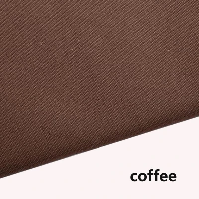 coffee Хлопок однотонная холщовая ткань для подушки/дивана/занавески/сумки/обуви/украшения дома - Цвет: coffee