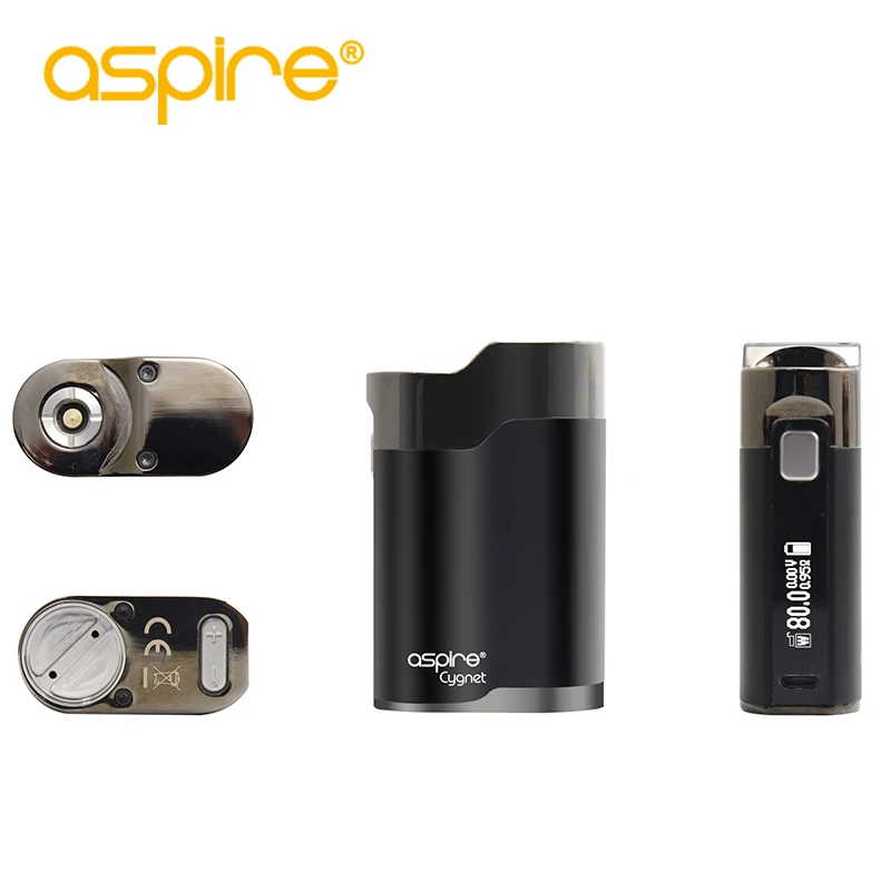 Aspire Cygnet 80 Вт Vape коробка мод 0 86 дюймов OLED экран электронная сигарета без 18650