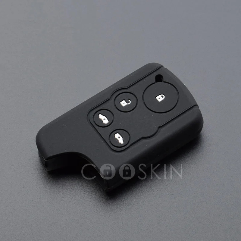 silicone rubber car key case cover For Honda Elysion Stepwgn Spada Insight Step Wagon RK C-RZ 4 Button protect Shell 10pcs/lot | Автомобили