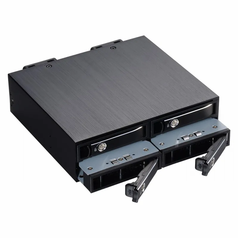 Uneatop 4*2,5 дюймов бездорожье HDD/SSD для 5,25 дюйма оптическое пространство Мобильная стойка поддержка 7-15 мм толщина HDD/SSD с замком/мини