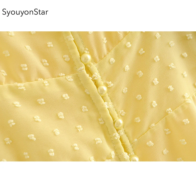 Женское шифоновое платье youyonstar желтые длинные вечерние платья из двух частей с