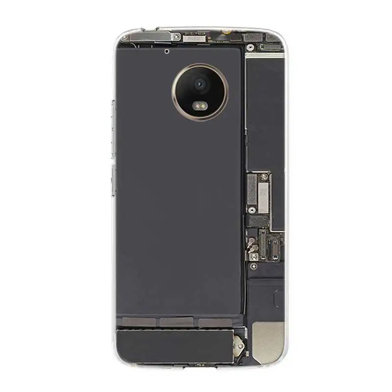 Прозрачный силиконовый чехол-накладка для телефона Motorola MOTO G7 G5 G5S G6 E4 E5 Plus G4 Play |