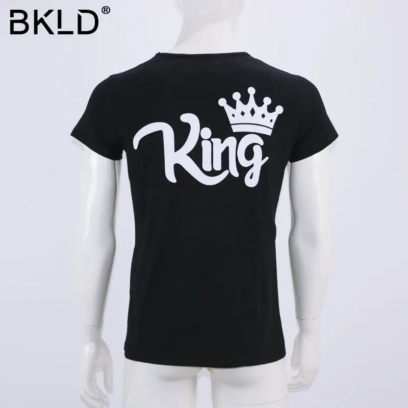 Летняя футболка с коротким рукавом и о вырезом BKLD повседневная хлопковая одежда