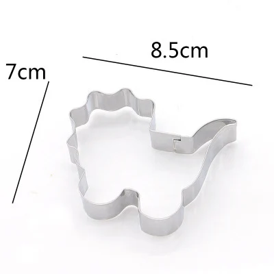 Резак для печенья из нержавеющей стали 1 шт. в виде детской коляски | Дом и сад