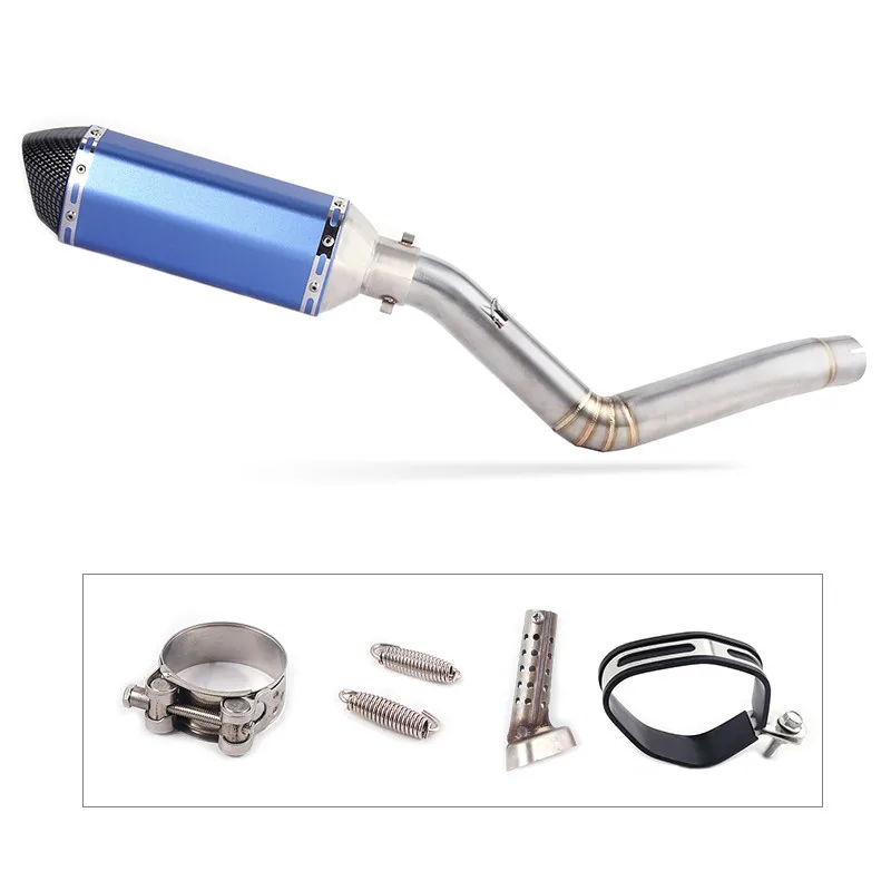 TRK502 мотоциклетная глушитель труба Akrapovic гоночная полная выхлопная система средняя Соединительная труба без шнуровки для Бенелли TRK 502 дБ-убийца