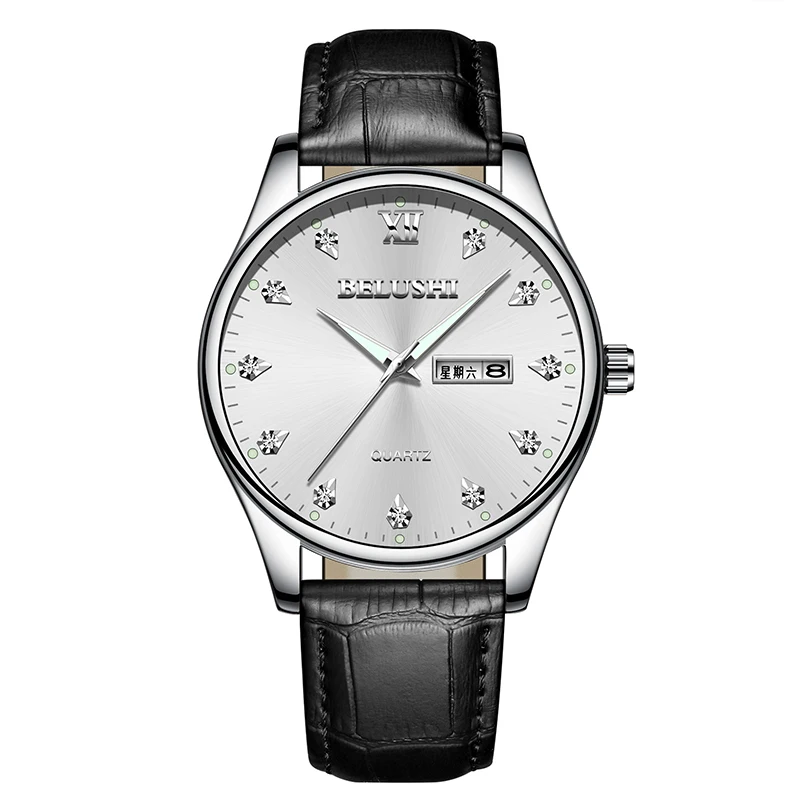 G-535WSSP Mens Watches Top Brand Luxury Casual Watch New Fashion Waterproof Business Quartz Watches For Mens Wristwatch Clock Full Steel - Цвет: G-535WSSP