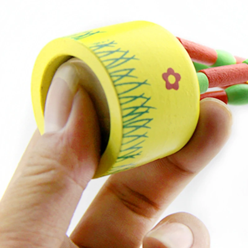 1 шт. Новое поступление Детские забавные деревянные игрушки развивающие танцы