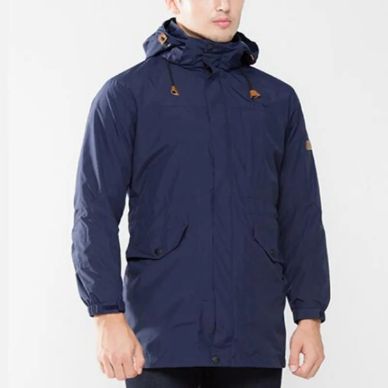 Высококачественная зимняя длинная Стильная мужская и женская флисовая ветровка