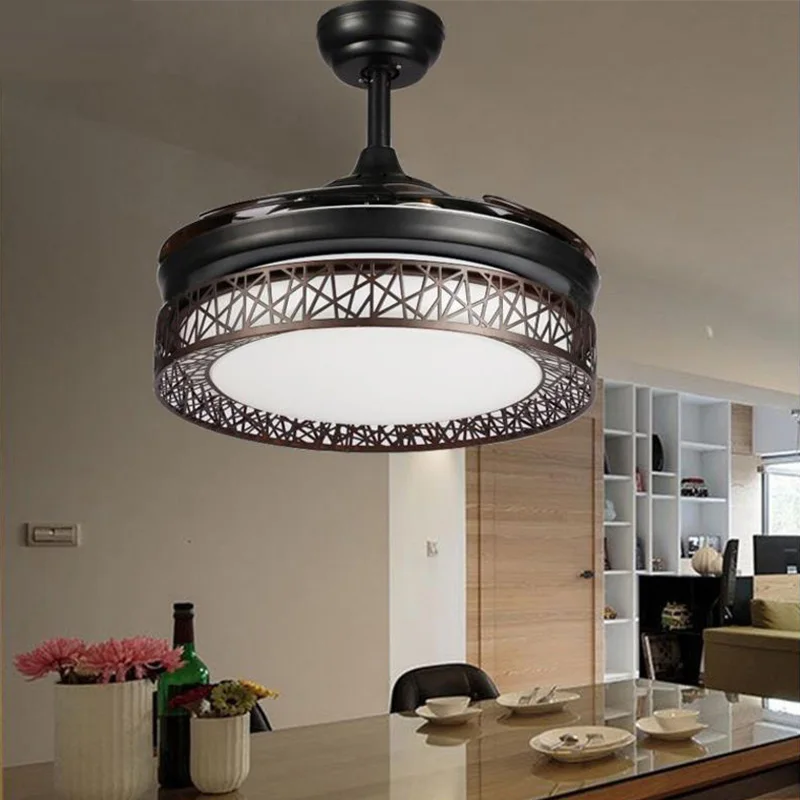 

Modern Ceiling Fan Lights Lamps Remote Control ventilador de techo ventilateur plafond sans lumiere Fan Lighting Dining room Bed