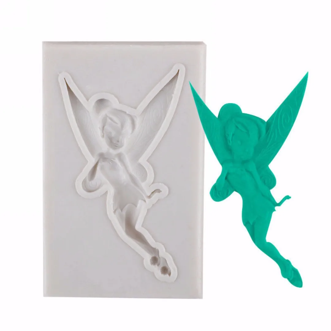 Новый 3D Фея рисунок силиконовая форма для помадки торт сахарный шоколадный