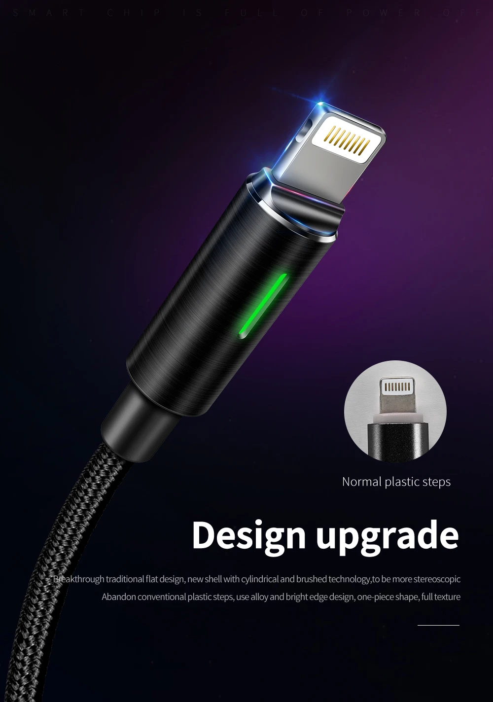 Mcdodo USB зарядное устройство светодиодный кабель 2A для iPhone XS Max XR X 8 7 6 6s Plus шнур Быстрая зарядка для iPhone данных Авто отсоединить кабель