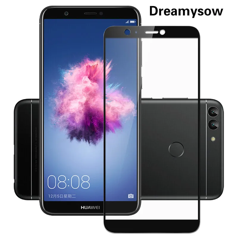 DREAMYSOW полное покрытие закаленное стекло для Huawei P8 P9 LITE 2017 P10LITE P11 P20 P20lite 9H пленка