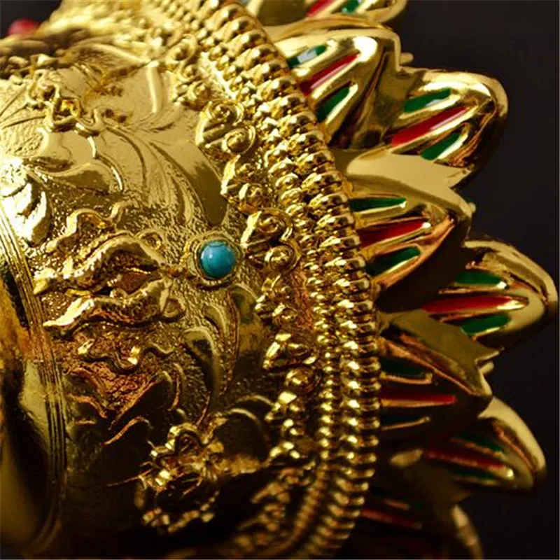 Подсвечники с высокой ножкой из легированного металла в форме лотоса буддийские