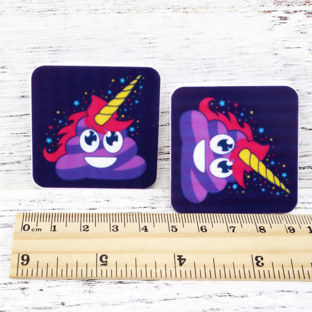 Дэвид Энджи мультфильм животных плоская полимерная кабошоны 5 шт, DIY праздничные украшения материалы ручной работы, 5Yc3405 - Цвет: 1060795001