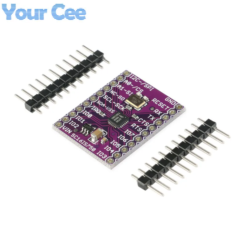 750 SC16IS750 Single UART с интерфейсом I2C-Bus/SPI для промышленного управления CJMCU-750 Модуль