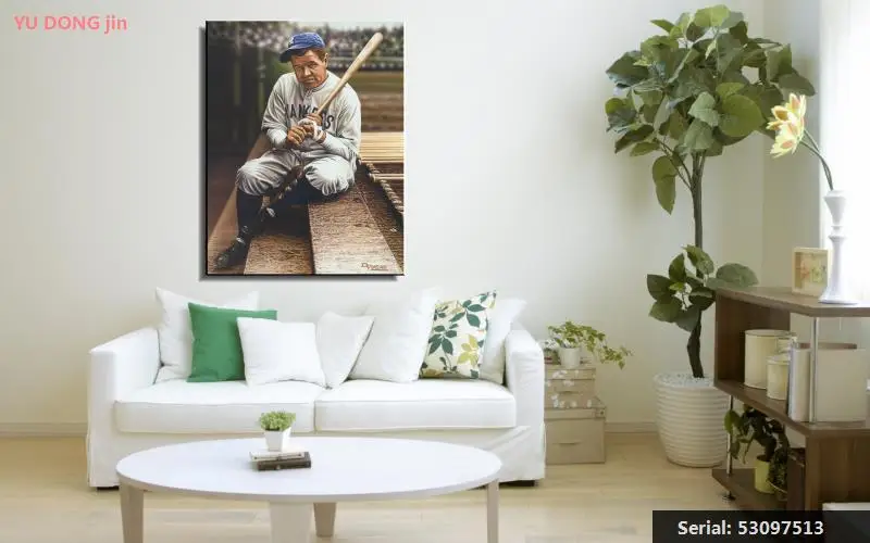 Бейсбол Рисунок Живопись Европа маслом Рисование искусство Спрей Без Рамы Холст