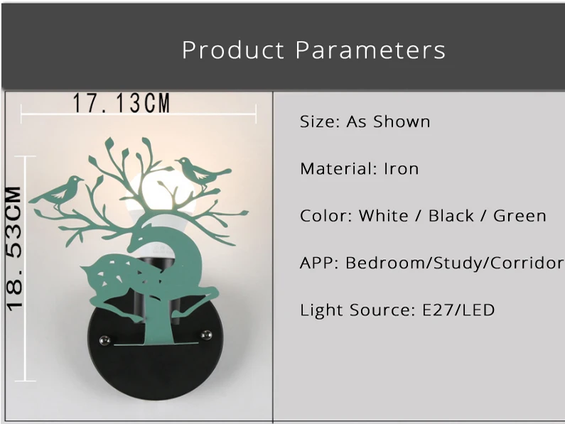 Креативное железное Бра В скандинавском стиле современный светодиодный