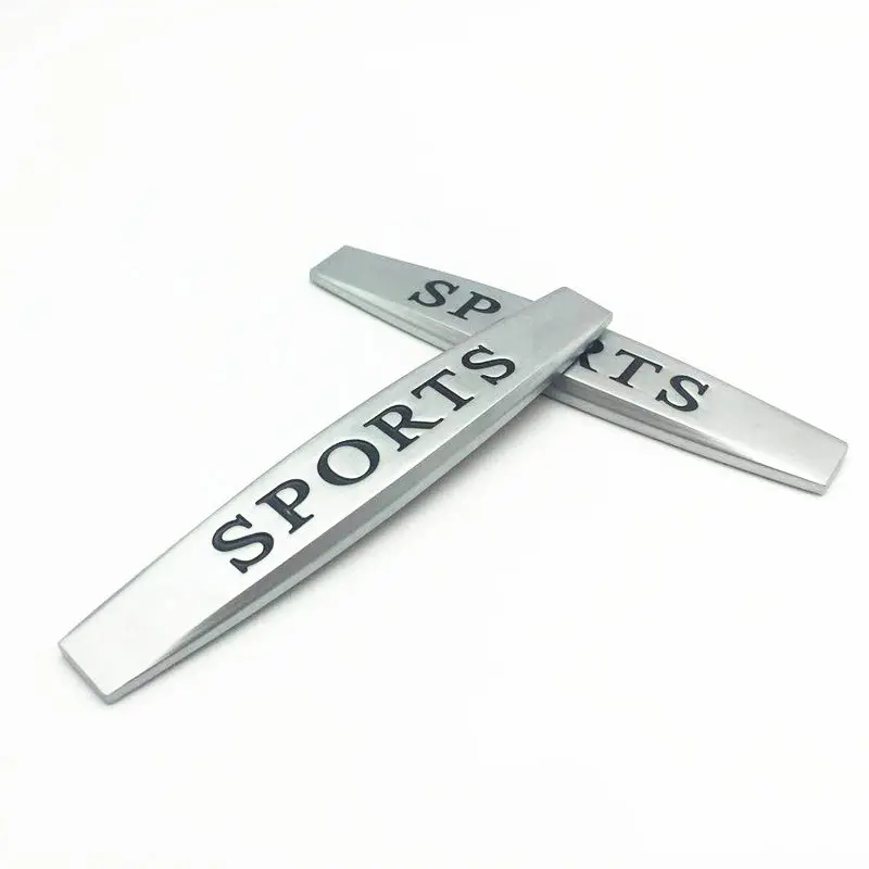 Металлическая Спортивная Эмблема для универсалов 2 шт. пара клеевых наклеек на