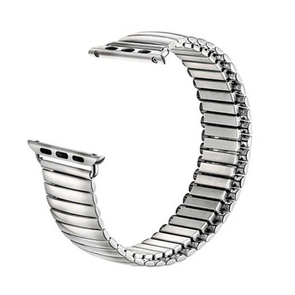 Браслет для наручных часов из нержавеющей стали iWatch Apple Watch 38 мм 40 42 44 браслет