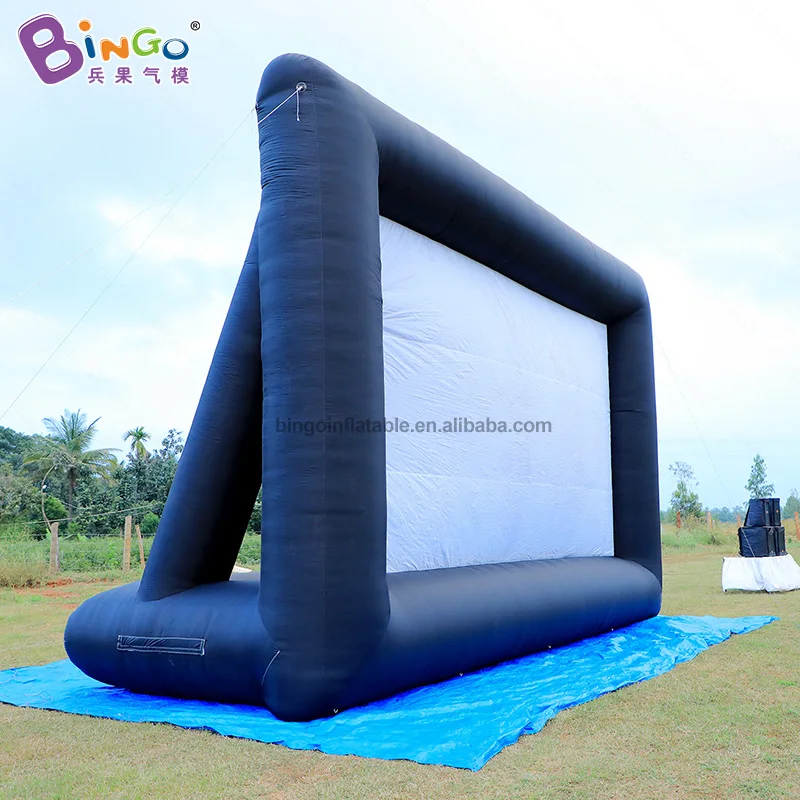 

9.3X3.4X6.3 meters inflatable projection screen / movie screen inflatable / inflatable rear projection screen toy tent