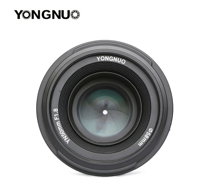 Объектив YONGNUO YN 50 мм F1.8 с большой апертурой и автофокусом для камеры Nikon D800 D300 D3200