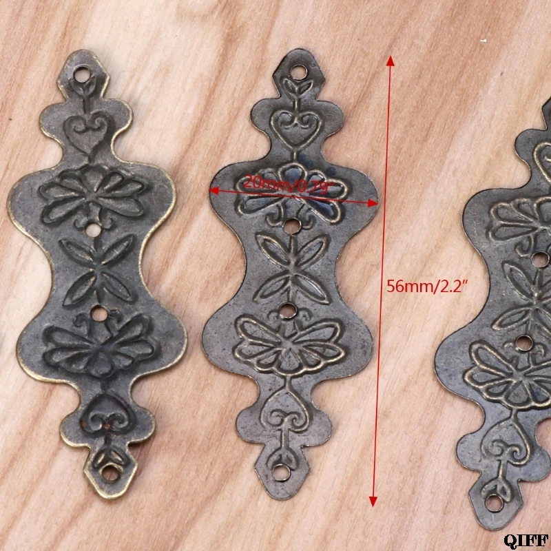 4 шт. античная латунь Декоративные ювелирные изделия Подарочная коробка альбом