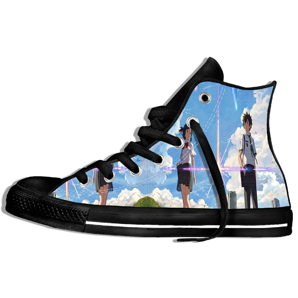 Новое Аниме ваше имя Kimi No Na Wa 3D печать Kawaii милая пара хип хоп Унисекс Хипстер