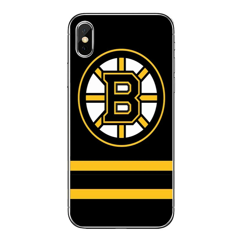 Чехол для iPhone X XR XS Max 8 7 6s 6 plus Boston broins хоккейный для samsung Galaxy S10 S9 S8 S7 S6 edge Plus Lite Note 9 8 - Цвет: Boston-Bruins-A-08