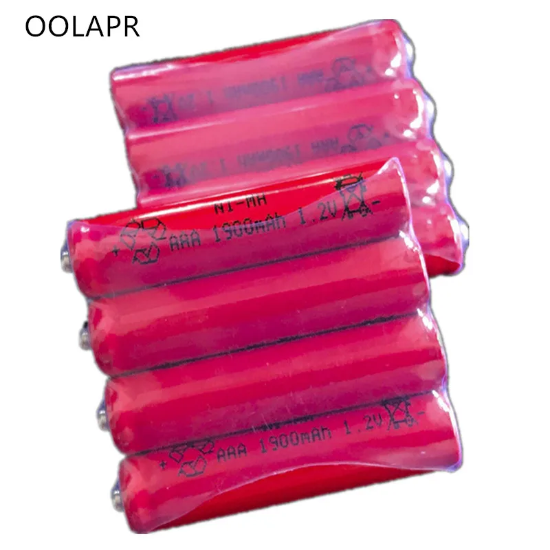 4 шт. X AAA 1900mAh OOLAPR 1 2 V аккумуляторная батарея Ni MH 3A Бесплатная доставка|rechargeable