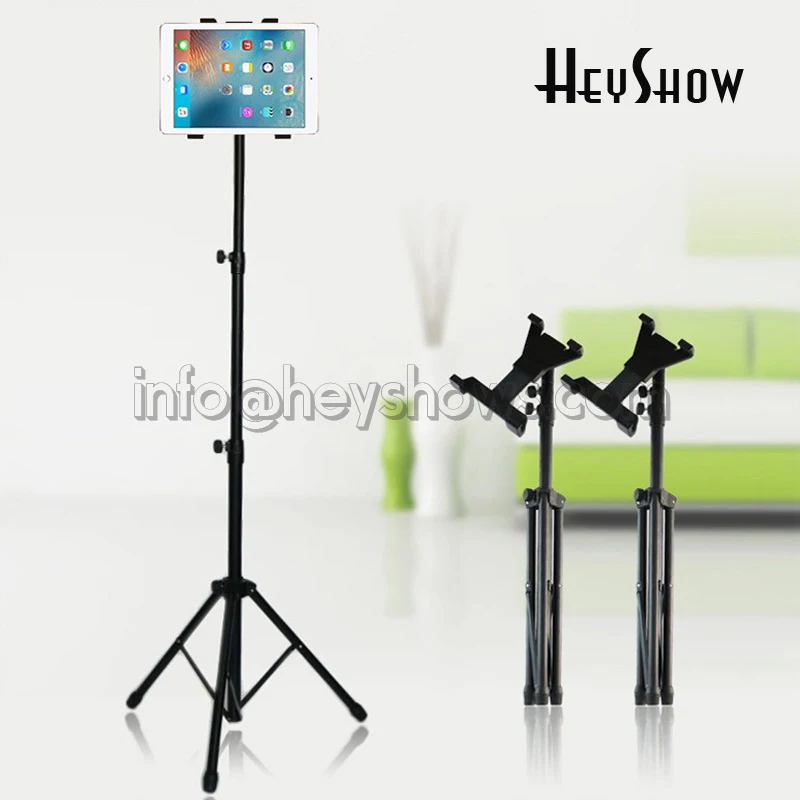 Online 5-10 Pollici Tablet Piano Display Stand Universale Per Ipad Treppiedi Del Supporto Kindle Piano Di Montaggio Con Ajustable Artiglio Per La Riunione, Casa, Della Fase