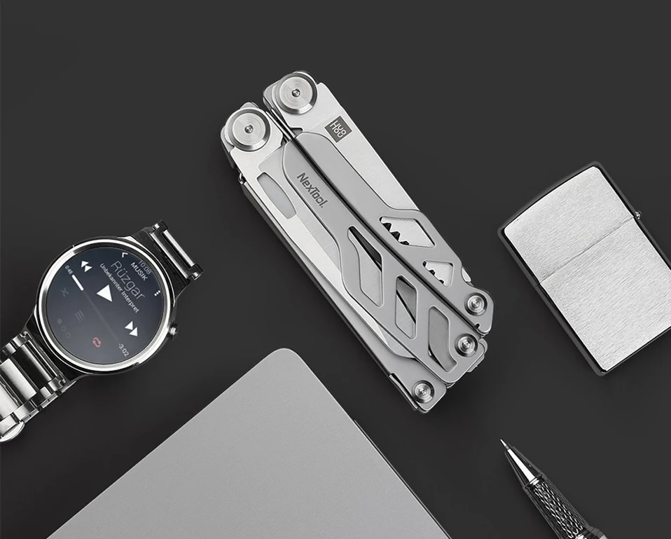 Xiaomi Mijia huohou Многофункциональный карманный складной нож 420J2 лезвие из нержавеющей стали для охоты кемпинга инструмент для выживания
