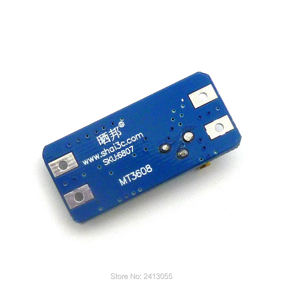 MT3608 2A Max DC-DC Повышающий Модуль питания усилитель модуль питания для Arduino 3-5 в до 5 В/9 В/12 В/24 В