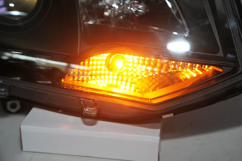 Для Volkswagen T5 Caravelle Multivan светодиодный фар 2010 2011 2012 2013 год светодиодные передние фары с Габаритные огни