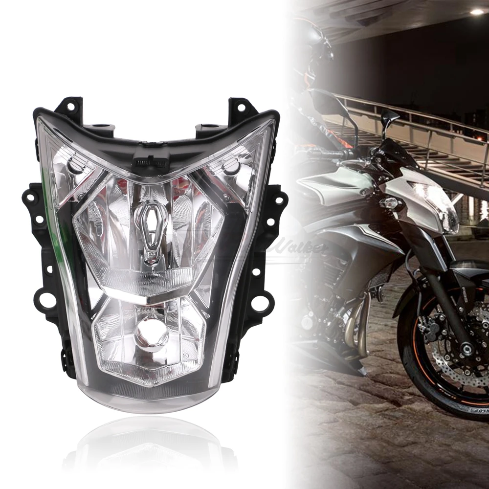 Для Kawasaki ER6N мотоциклетные фары сборки светлый дом Fit2012 2016 13 14 15 лет цвета: зеленый