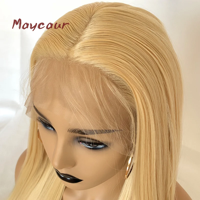 613 цветов, длинные прямые синтетические парики на кружеве, жаропрочные светлые натуральные волосы, парики для женщин, плотность 180, 24 дюйма